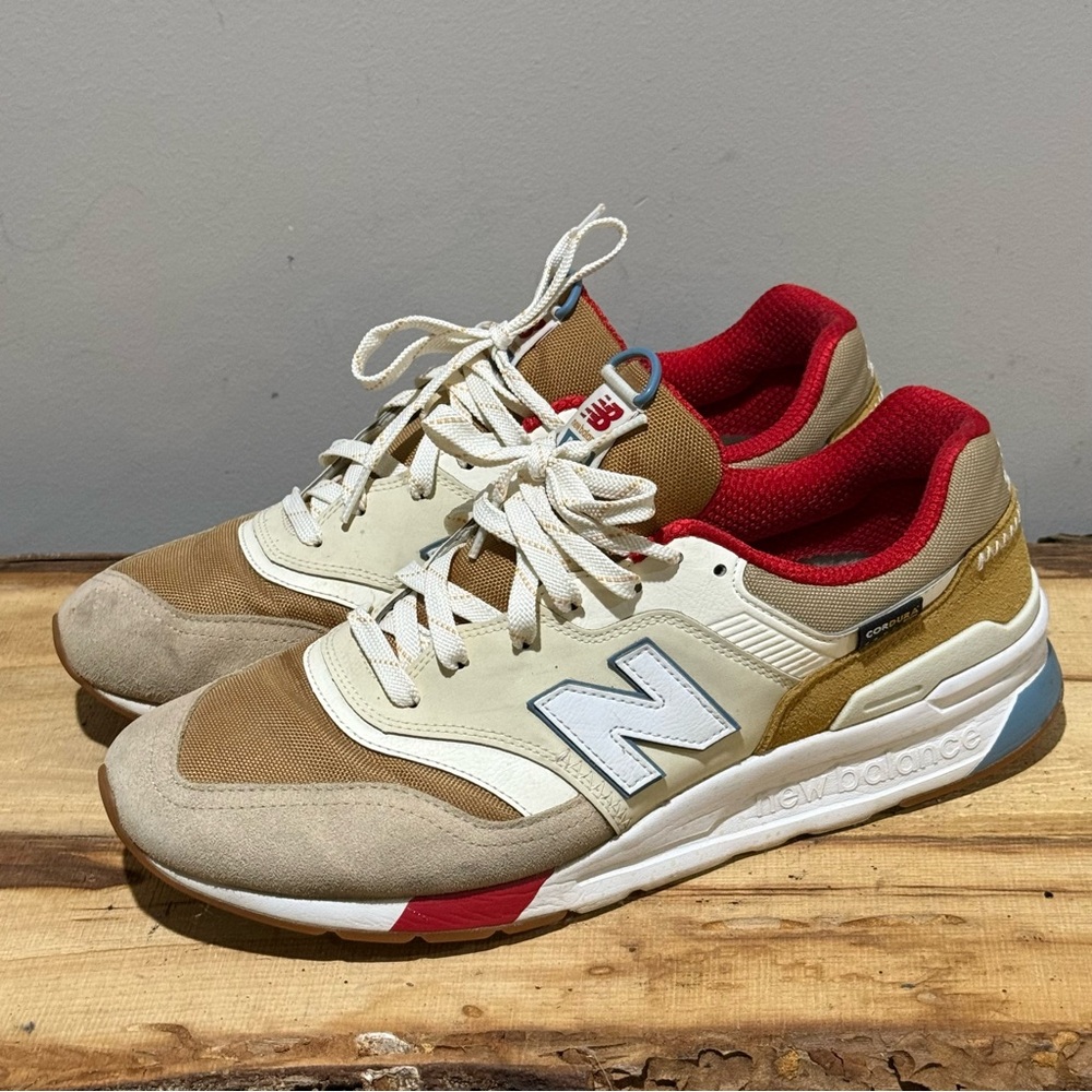 New Balance 997H Cordura Workwear Tan Sneaker CM997HTI Size 12 A50 - Picture 2 of 12
